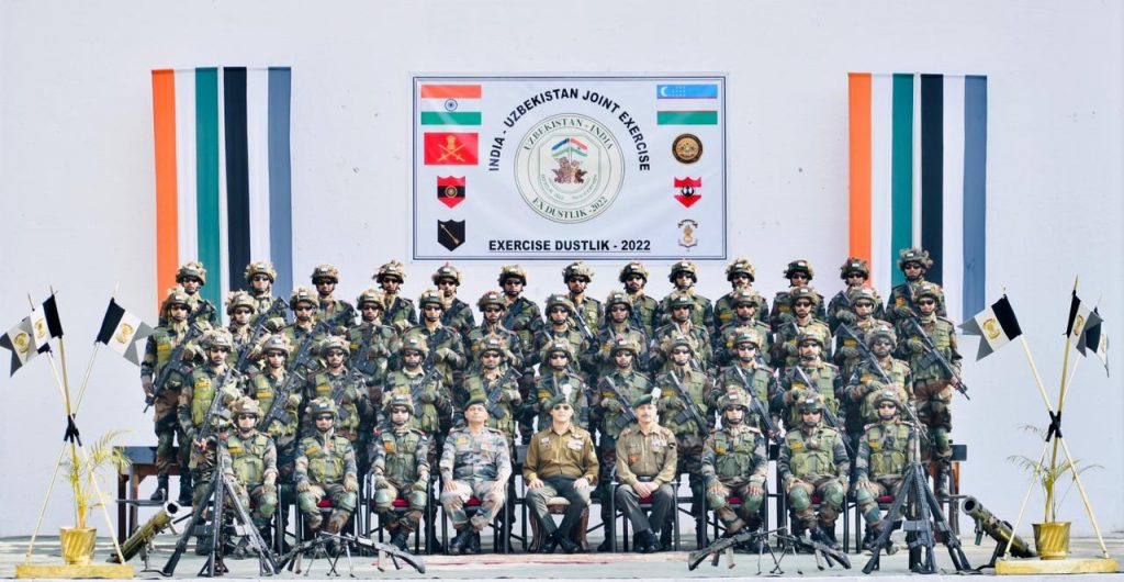 india and uzbekistan to participate in biennial military training exercise dustlik iii