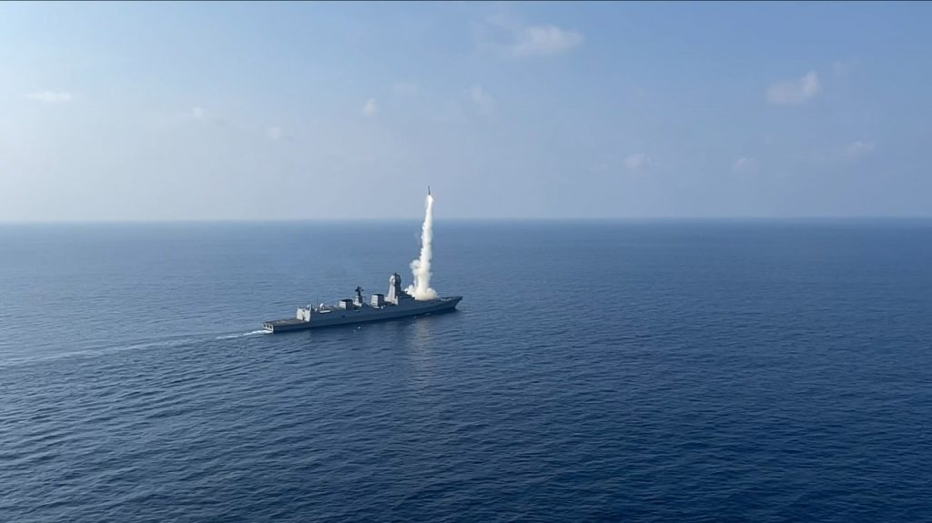 indian navy successfully fires extended range brahmos land attack missile 1