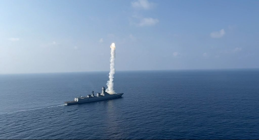 indian navy successfully fires extended range brahmos land attack missile