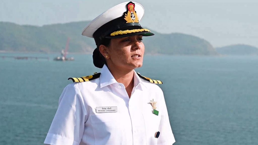 lieutenant commander priyanka chaudhary