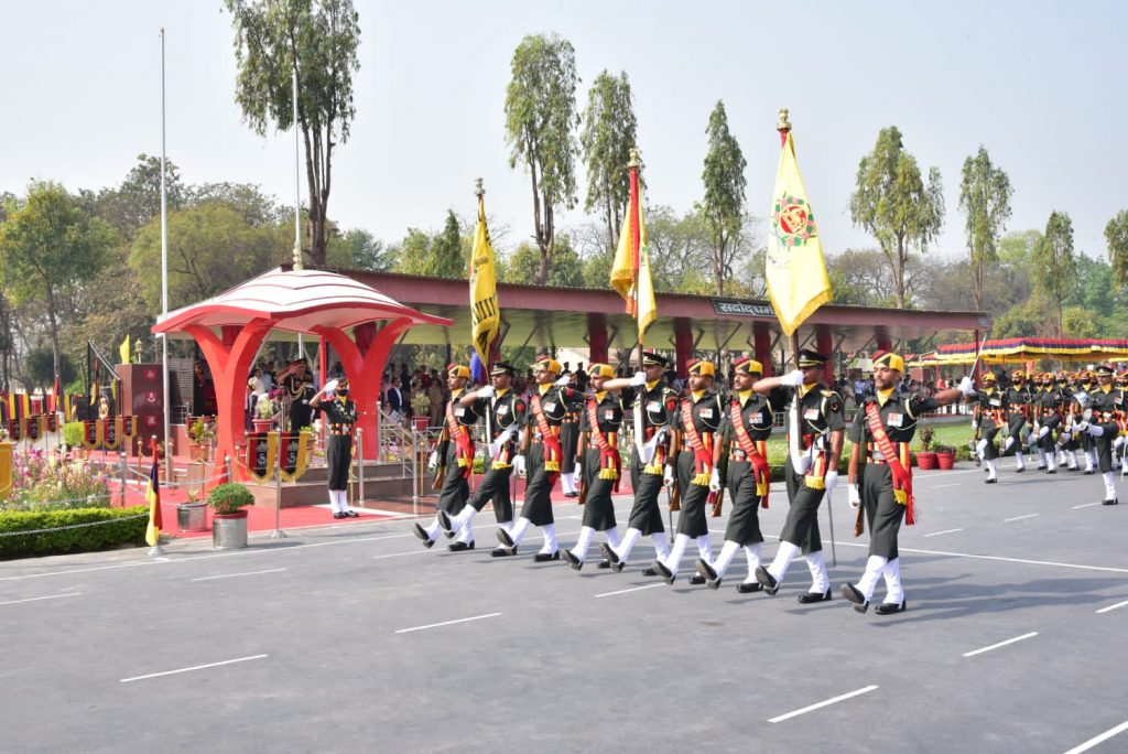 presidents colours to units of the dogra regiment 5