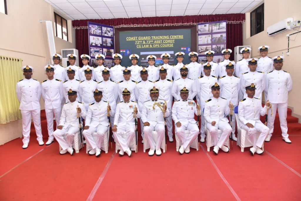 27 asst commandants passed out from indian coast guard training centre kochi