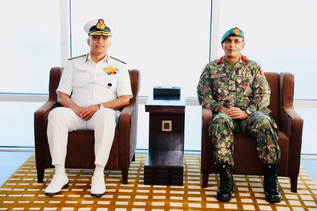 chief of naval staff cns admiral r hari kumar first overseas visit to maldives 2