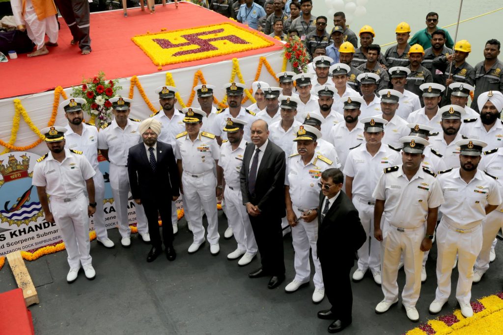india launches sixth scorpene submarine vagsheer 1