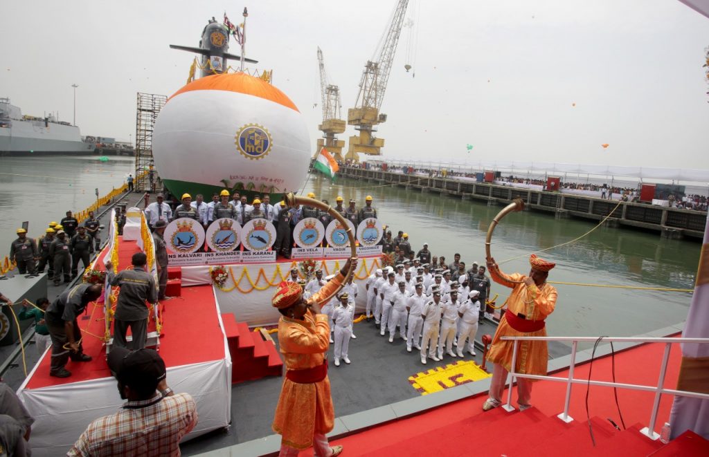 india launches sixth scorpene submarine vagsheer