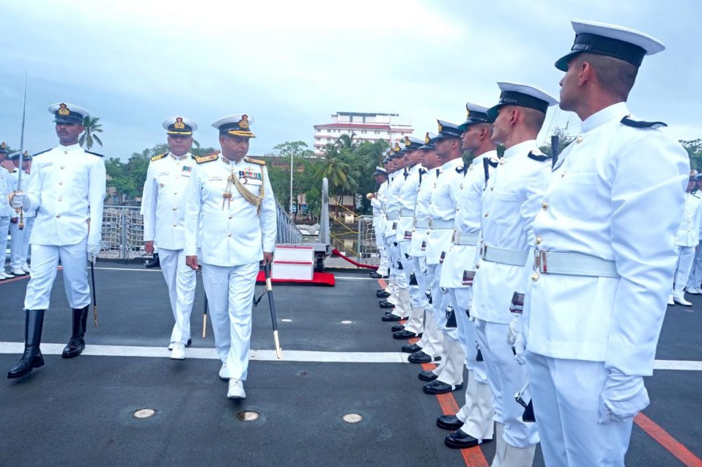 98 officer trainees of the indian navy passed out from first training squadron