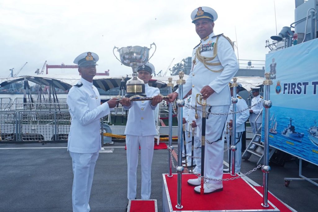 98 officer trainees of the indian navy passed out from first training squadron 2