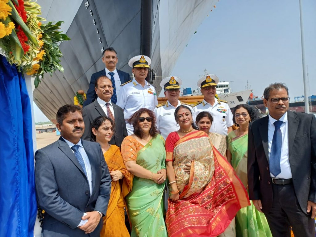indian navy survey vessel ins nirdeshak launched 1