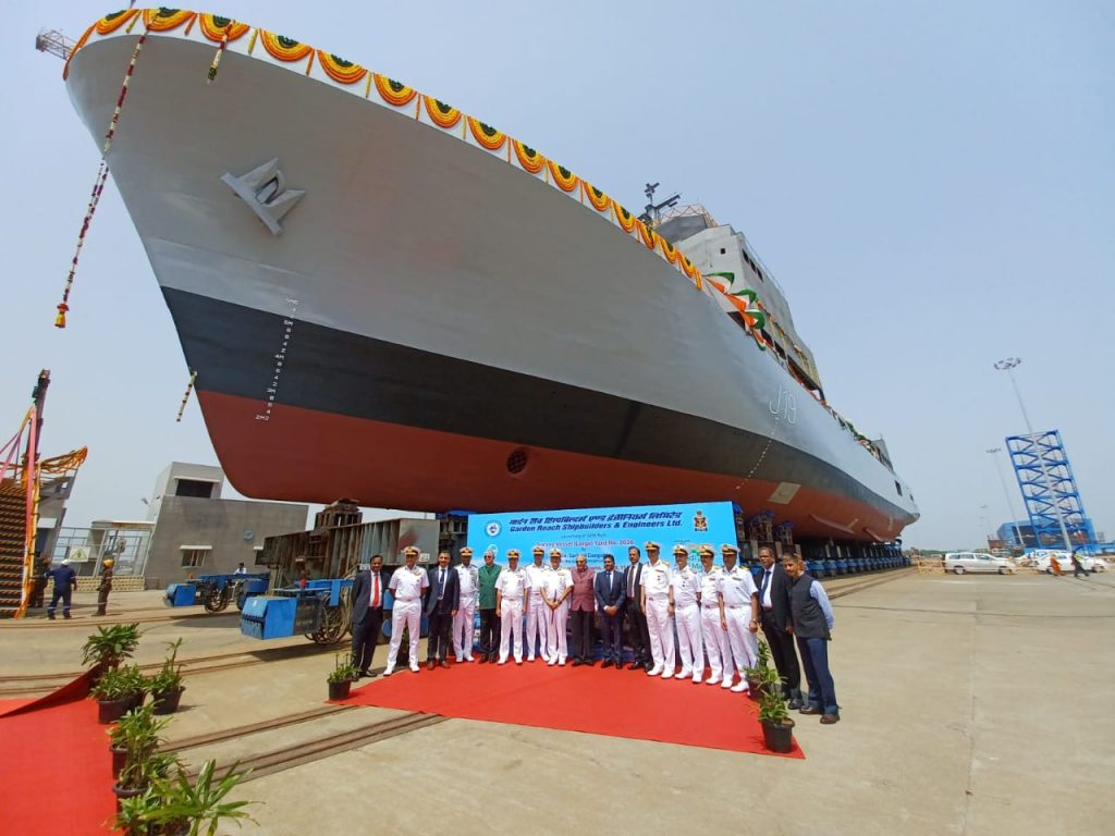 indian navy survey vessel ins nirdeshak launched 2