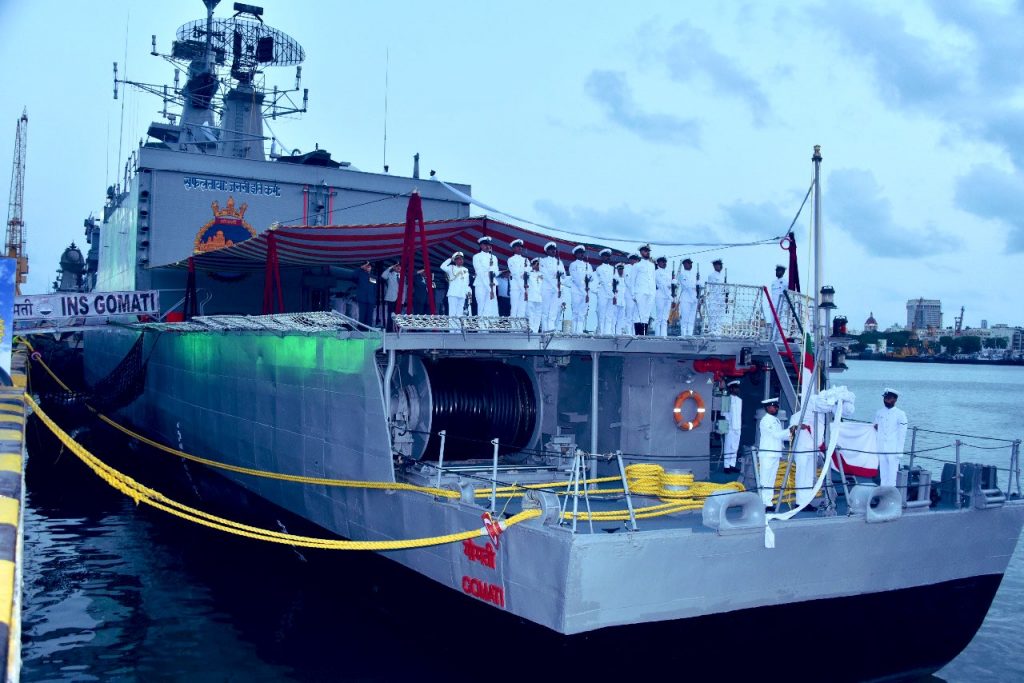 ins gomati decommissioned after 34 years of glorious service