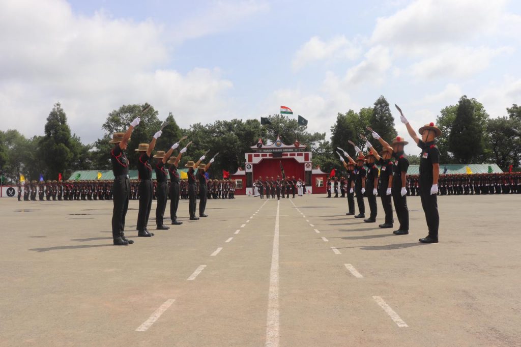 passing out parade of 214 young gorkha soldiers held at 58 gorkha training centre 1
