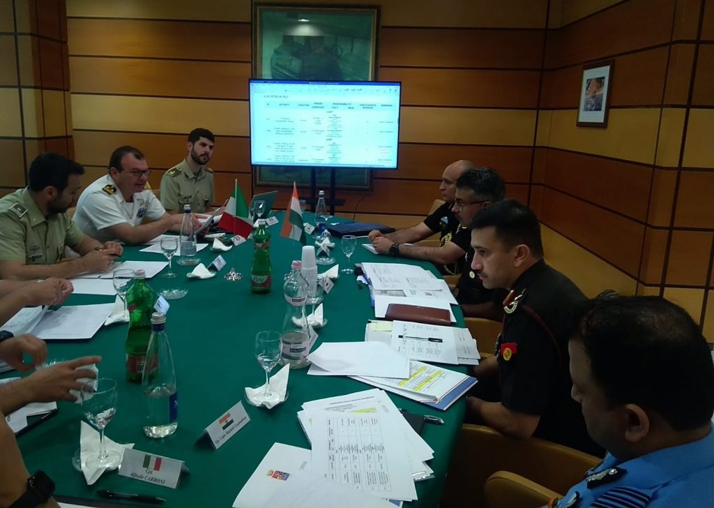 11th india italy military cooperation group mcg meeting 2