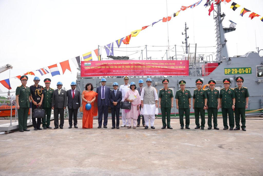 raksha mantri shri rajnath singh hands over 12 high speed guard boats to vietnam 3