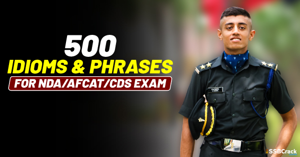 500 Idioms Phrases For NDA AFCAT CDS Exam Blog 2