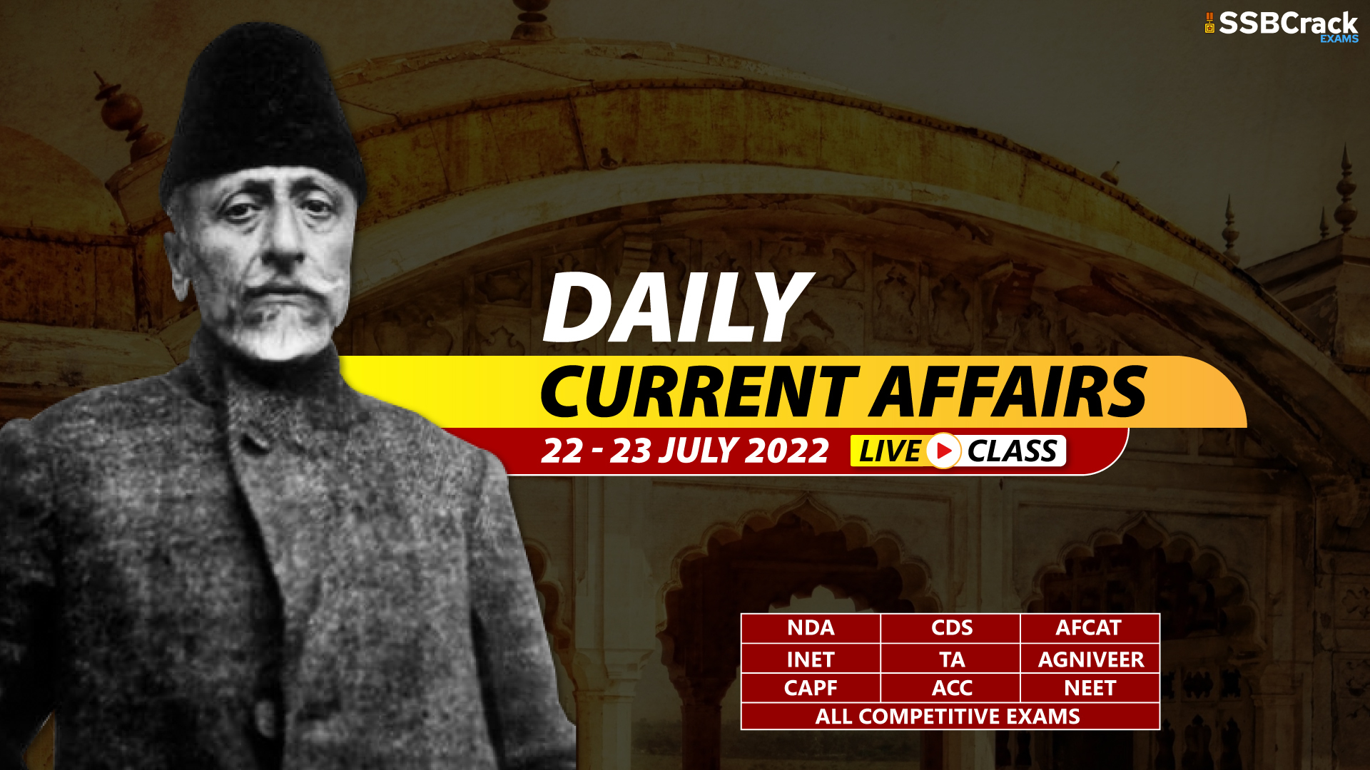 Daily Current Affairs With Video Lecture 22 23 July 2022 DOWNLOAD PDF 