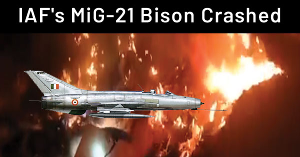 IAFs MiG 21 Bison Crashed