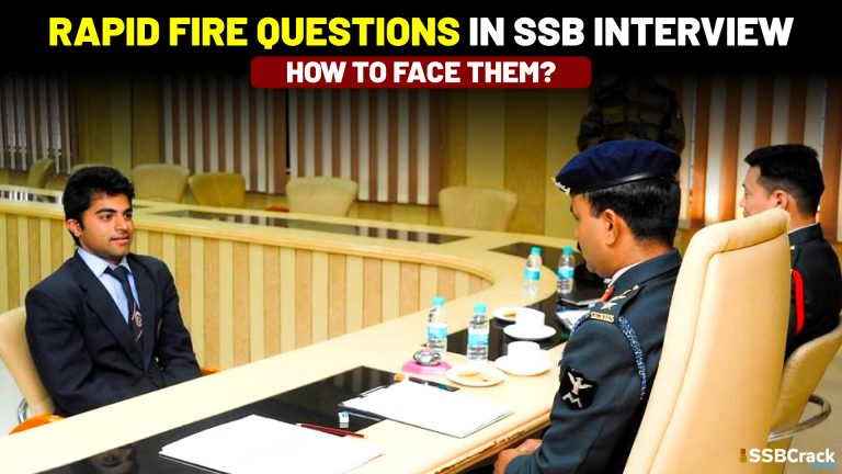 Rapid Fire Questions in SSB Interview and How To Face Them 1