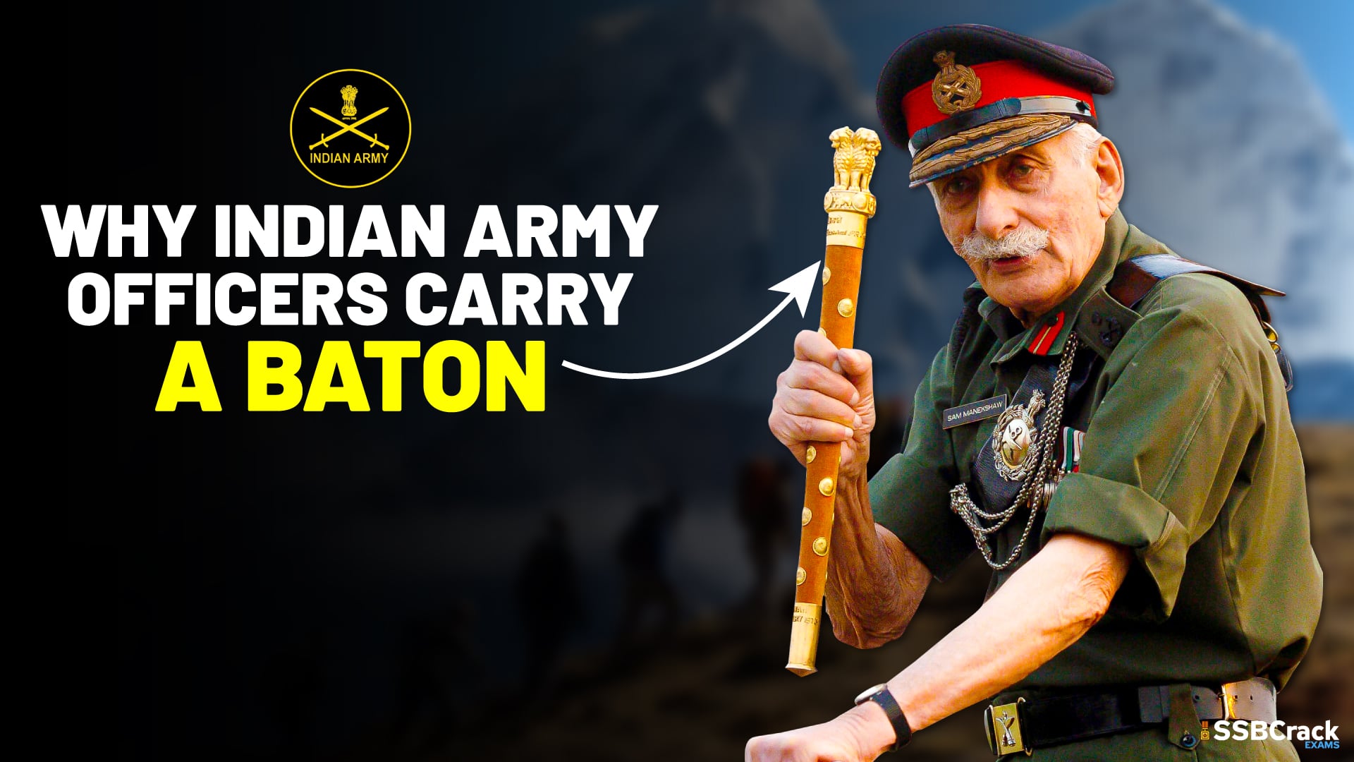 Why Do Officers In The Indian Army Carry A Baton (Stick)?