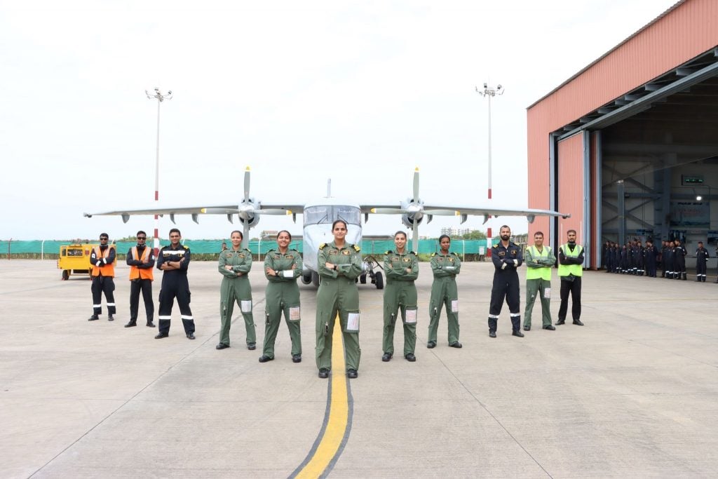 indian navys all woman aircrew creates history 1