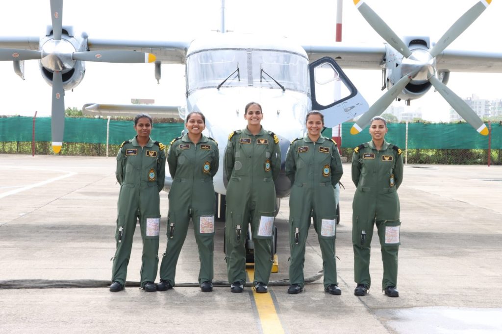 indian navys all woman aircrew creates history