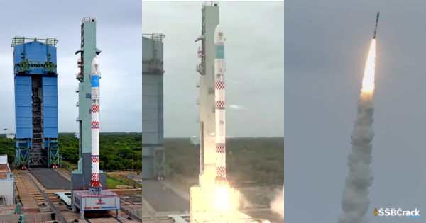 isro launches its first new rocket small satellite launch vehicle sslv d1 rocket from sriharikota 1