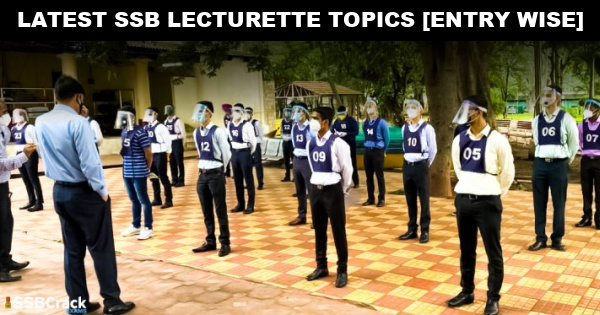 latest ssb lecturette topics asked in ssb interview entry ssb board wise