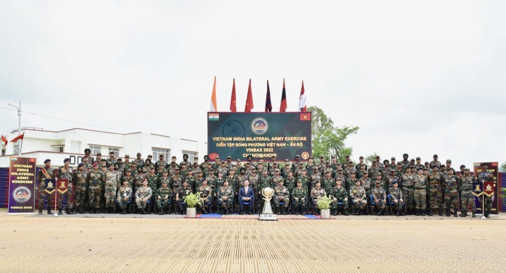 vietnam india bilateral army exercise ex vinbax 2022