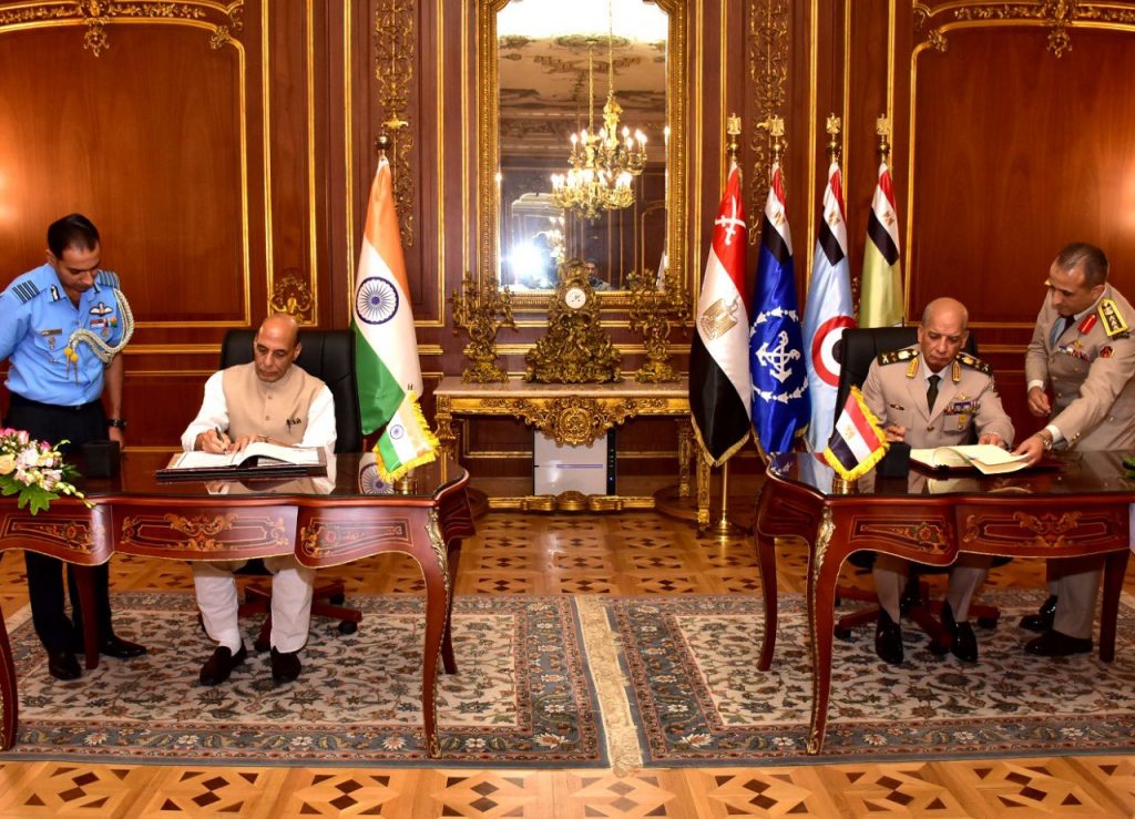 10 key takeaways from raksha mantri shri rajnath singh india egyptian bilateral talks
