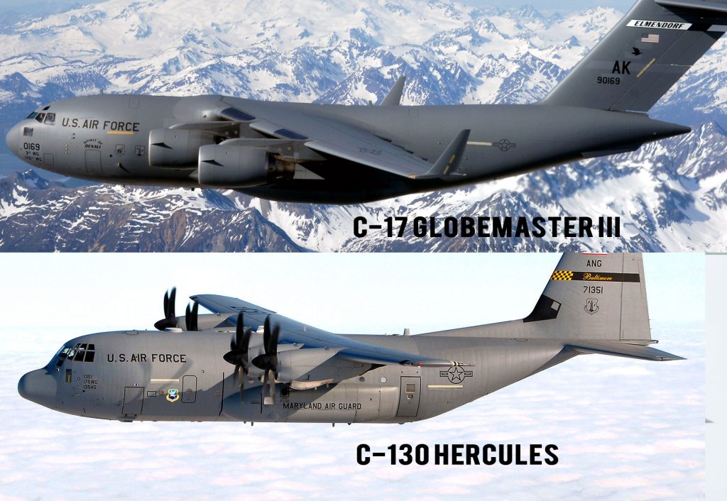 C 17 vs C 130 Comparing 1