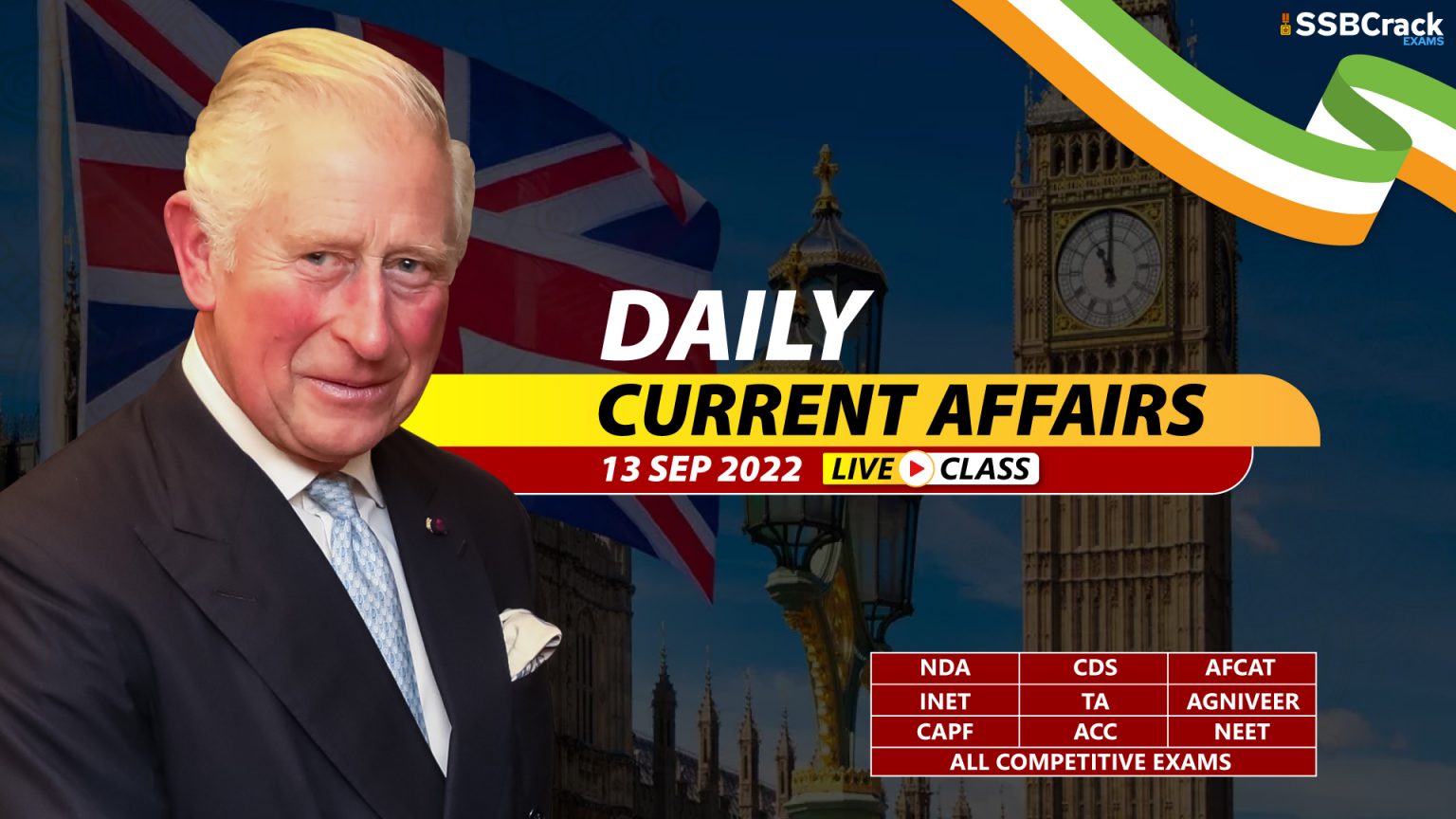 Daily Current Affairs With Video Lecture 13 September 2022 [DOWNLOAD PDF]