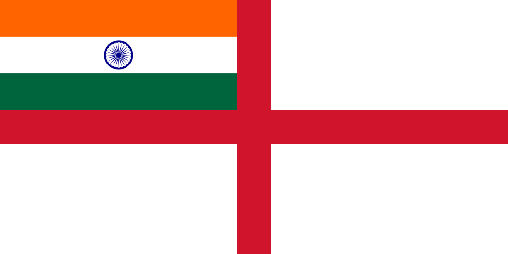 Naval Ensign of India 1950–2001