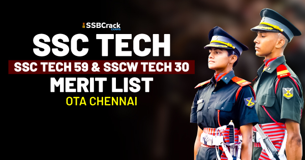 SSC Tech 59 SSCW Tech 30 merit list