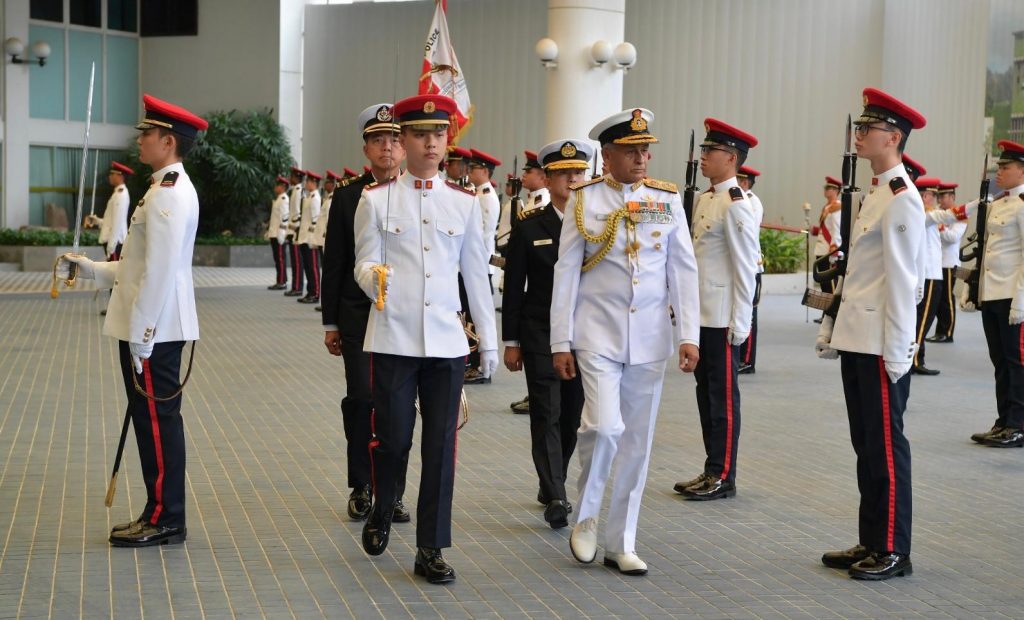 admiral sunil lanba retd awarded singapores military meritorious service medal
