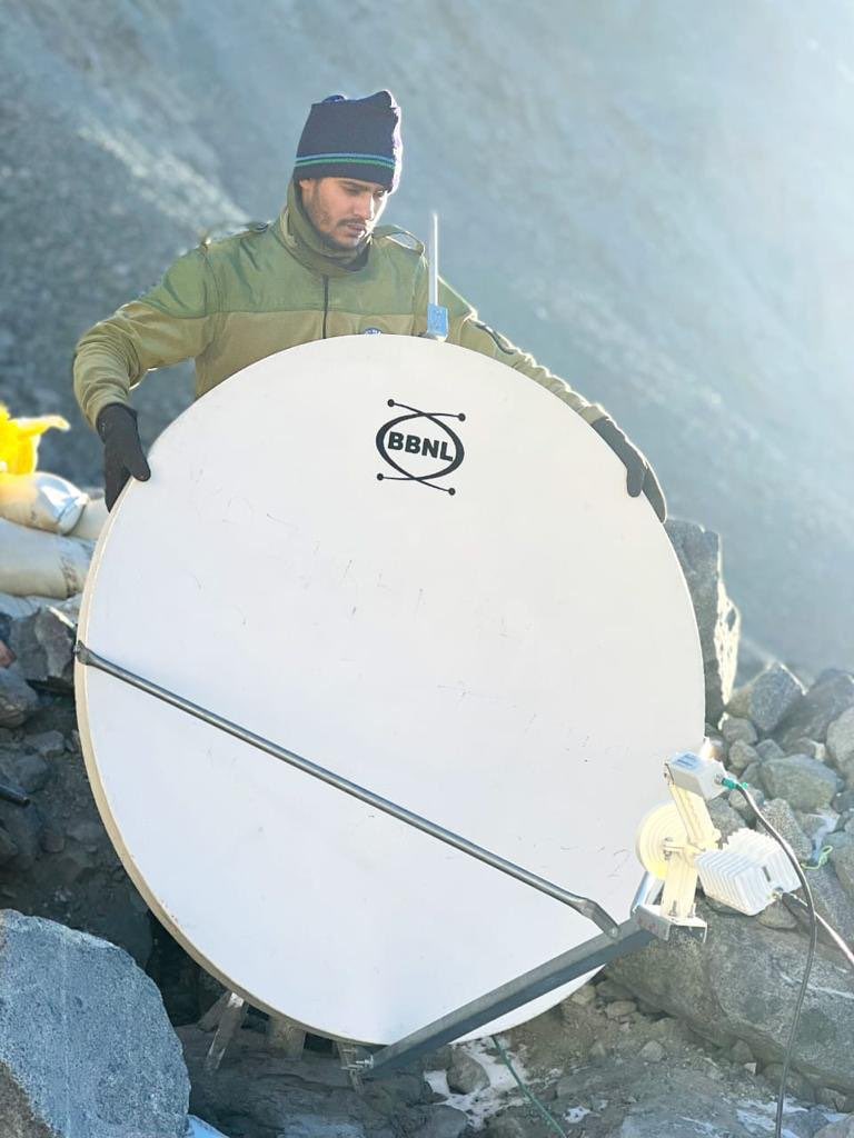 indian army activates satellite based internet on the worlds highest battlefield siachen glacier 1 1