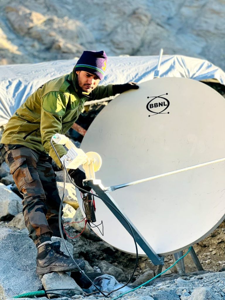 indian army activates satellite based internet on the worlds highest battlefield siachen glacier 3
