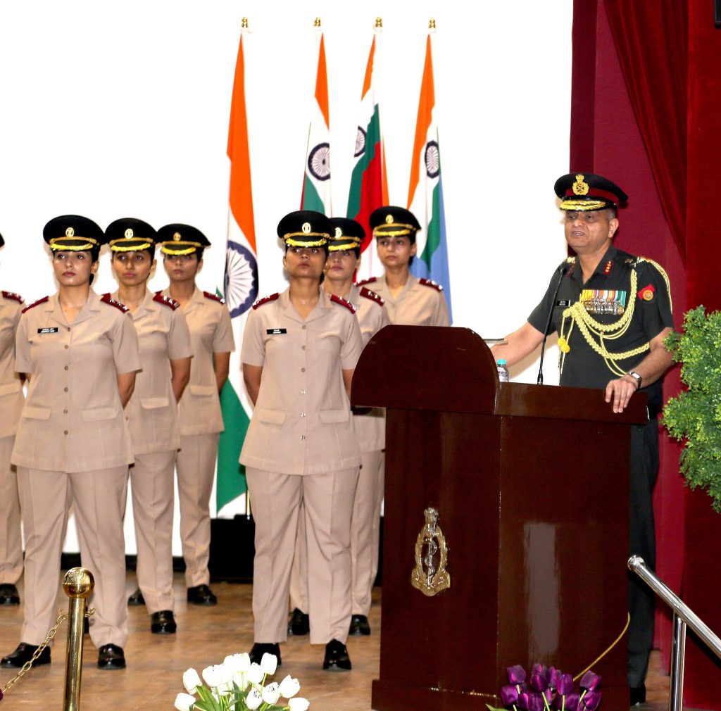 military nursing service cadets commissioning ceremony held in new delhi 2