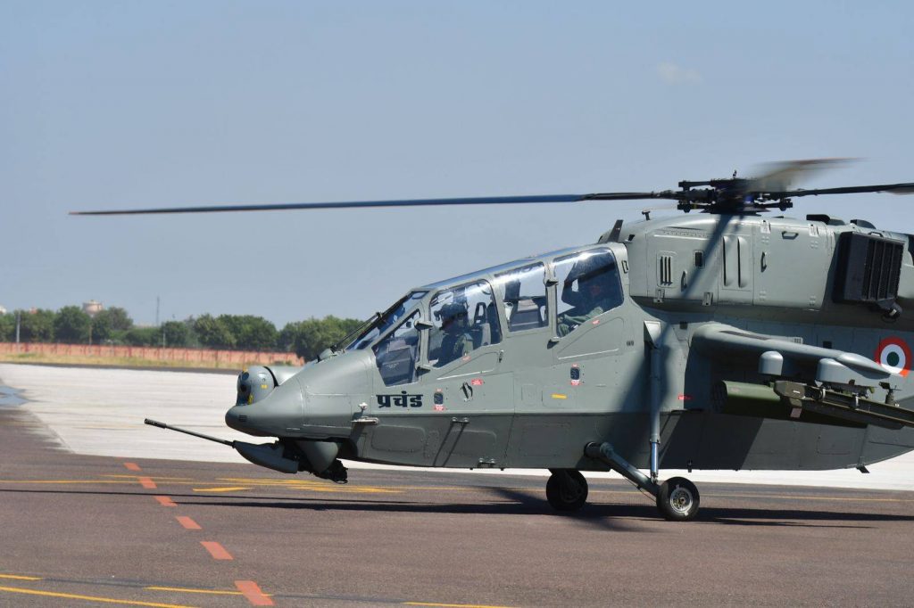 indias light combat helicopter has been officially named prachand परचड which means fierce 7
