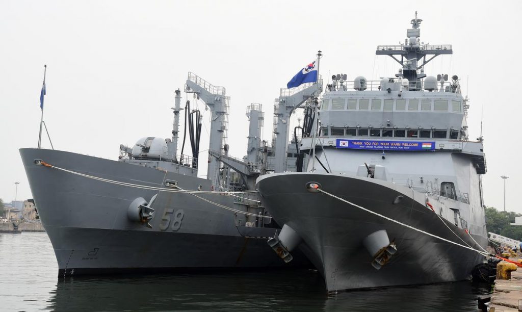 Indian Korean Naval Ship