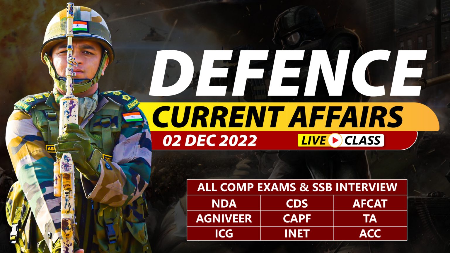 Daily Defence Current Affairs And Updates 2 December 2022 [DOWNLOAD PDF]
