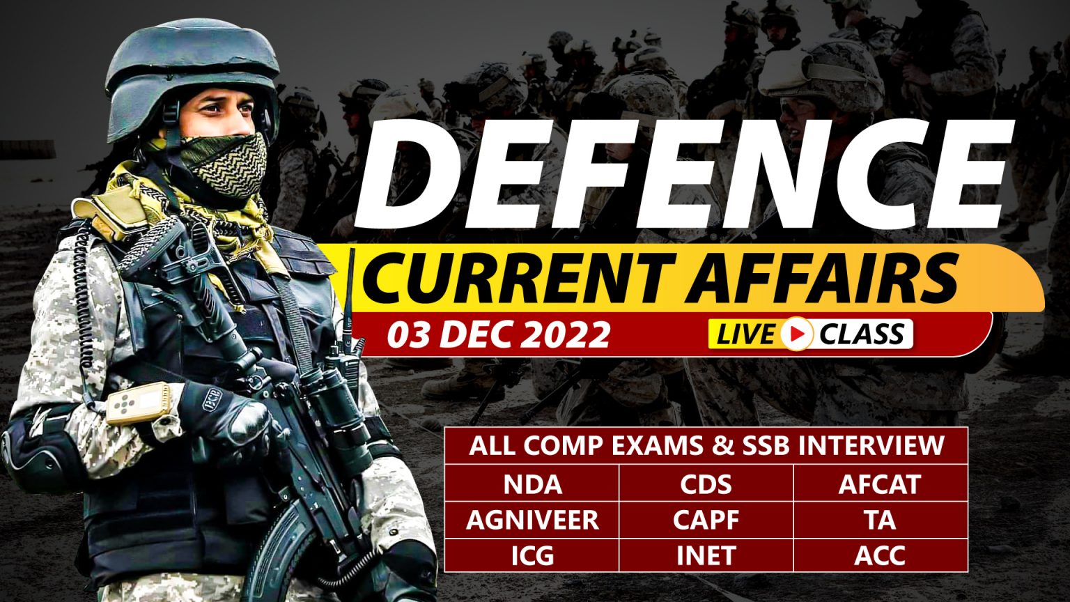 Daily Defence Current Affairs And Updates 3 December 2022 [DOWNLOAD PDF]