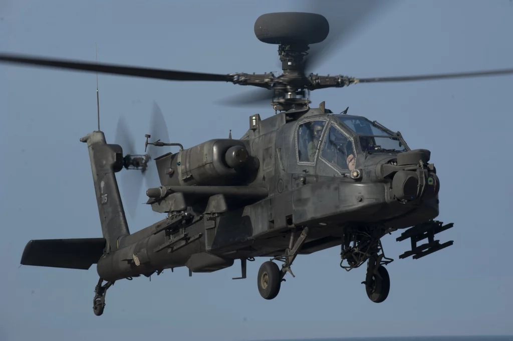 AH 64 Apache helicopter