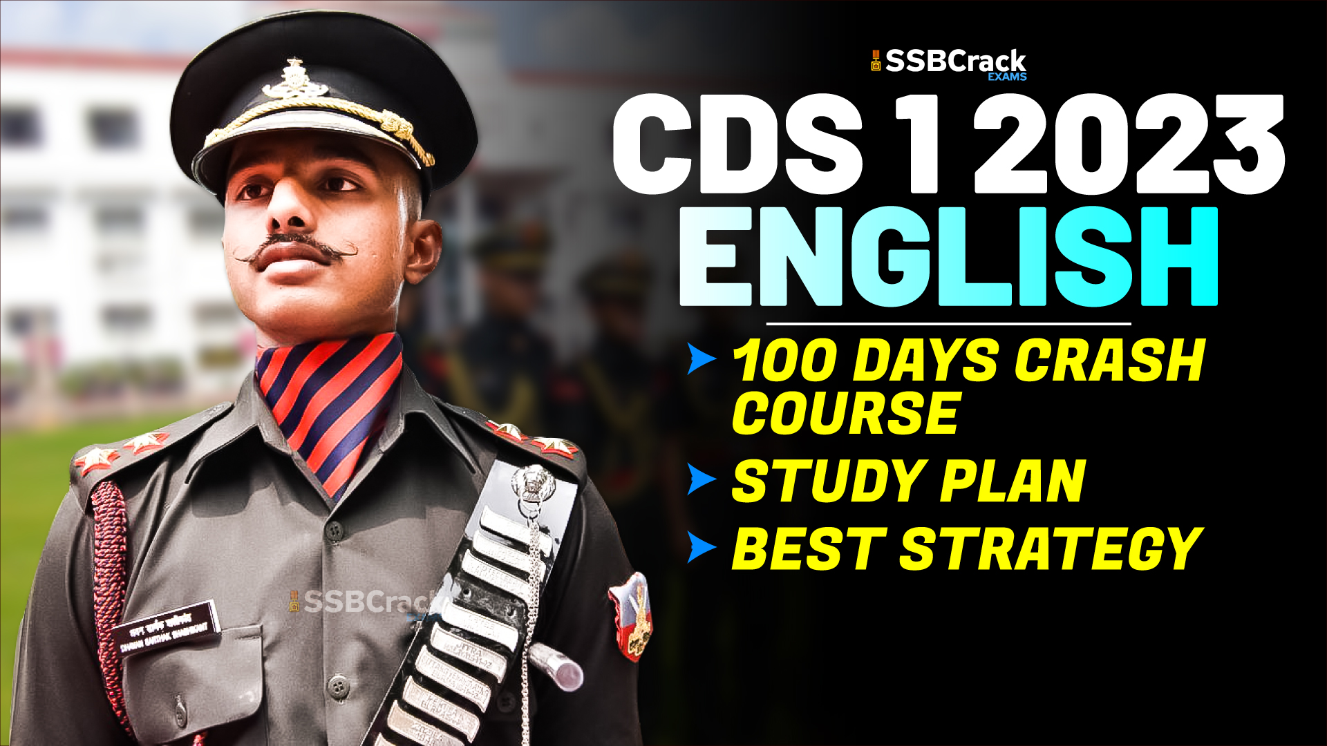 Crack CDS 1 2023 Exam English Topic Wise Analysis Study Plan 100 Days 
