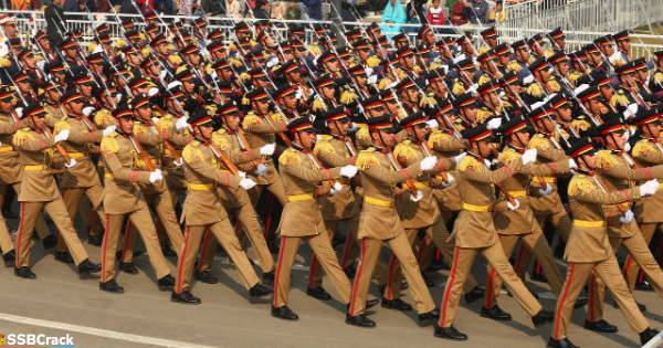 egyptian marching contingent