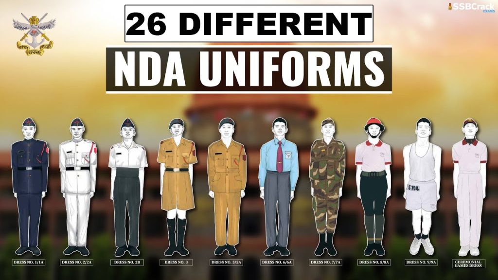 26 Uniforms that you will Earn after Joining NDA 1