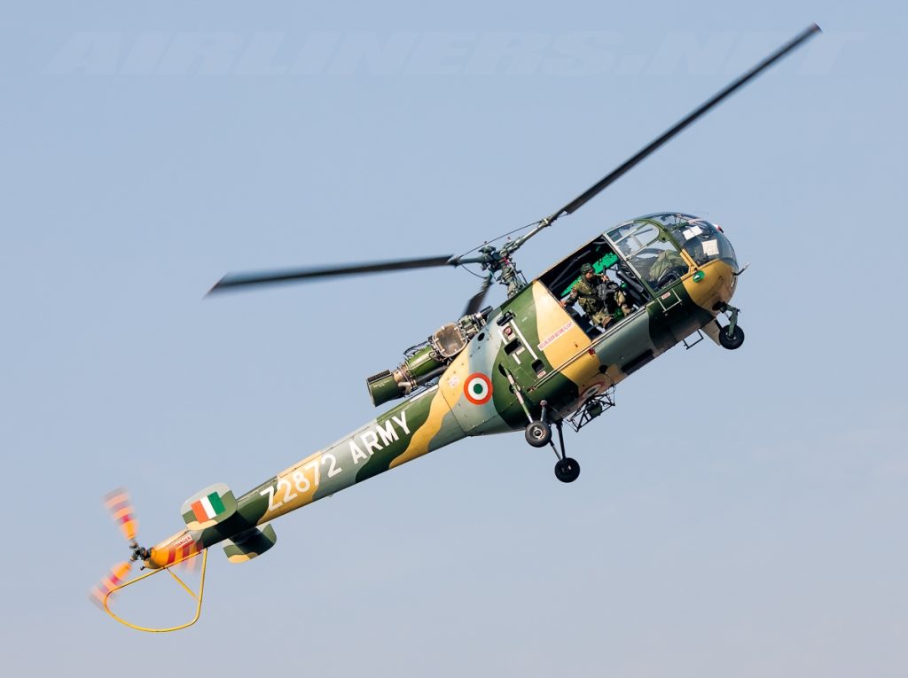 Chetak Helicopter Indian Army