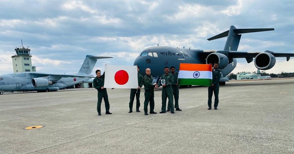 Indo Japan Transport Aircraft Exercise Shinyuu Maitri 1