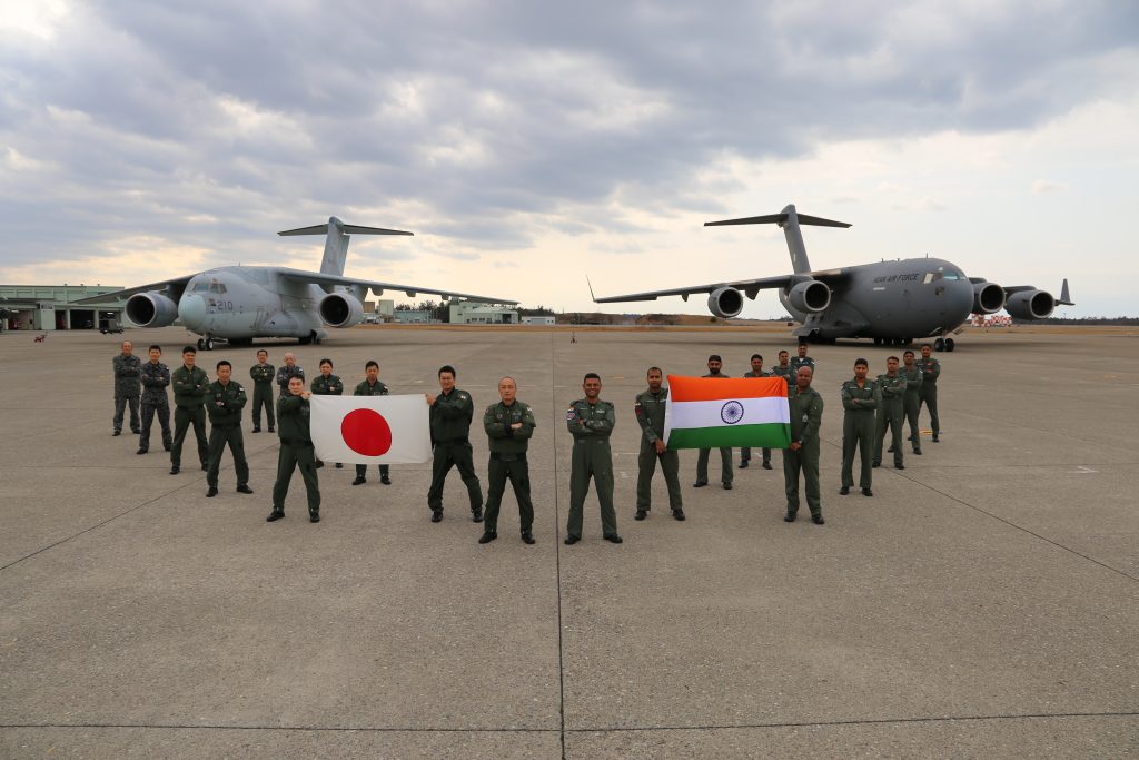 Indo Japan Transport Aircraft Exercise Shinyuu Maitri 2