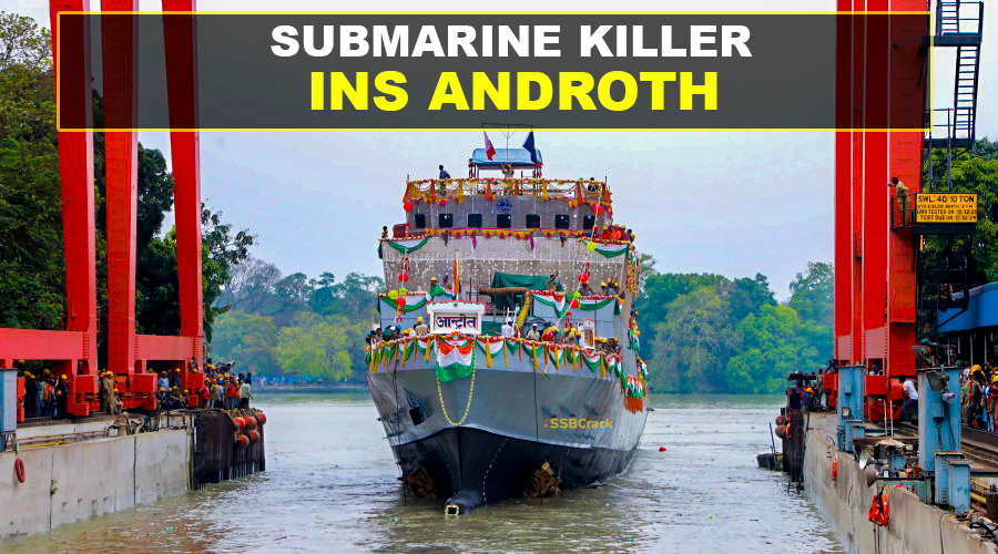 Most Silent Submarine Killer INS Androth launched