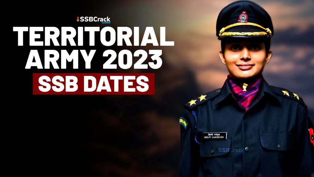 Territorial Army 2023 SSB Dates out Territorial Army Recruitment For Civilians