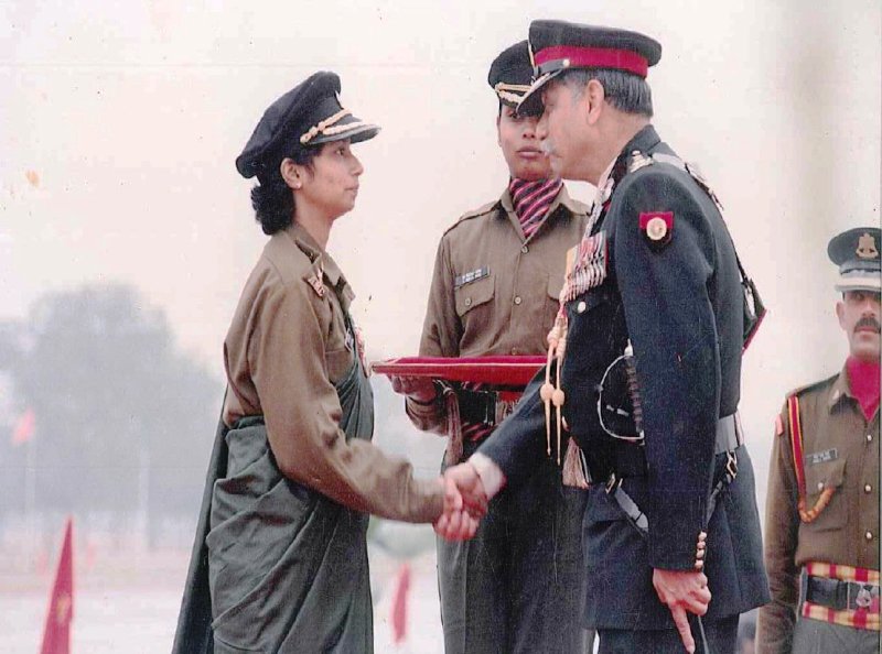 Captain CR Leena First Woman to Receive Sena Medal